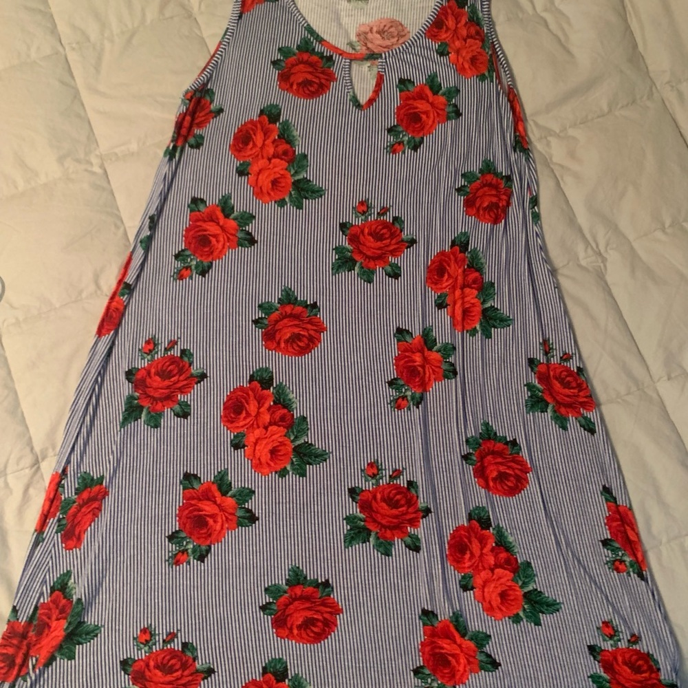 Espresso roses dress